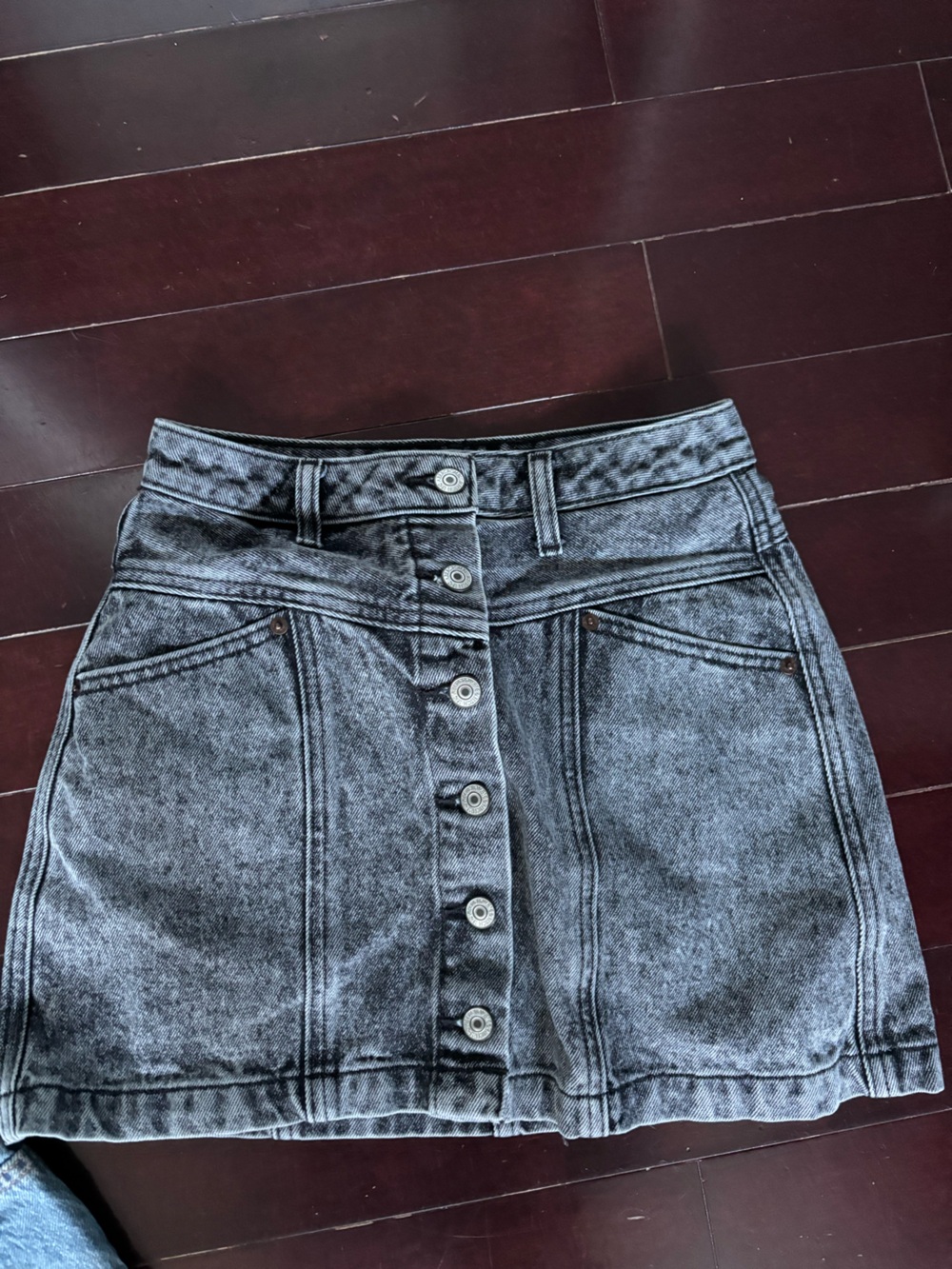 Abercrombie & Fitch Men’s Washed Black High-Rise Jeans